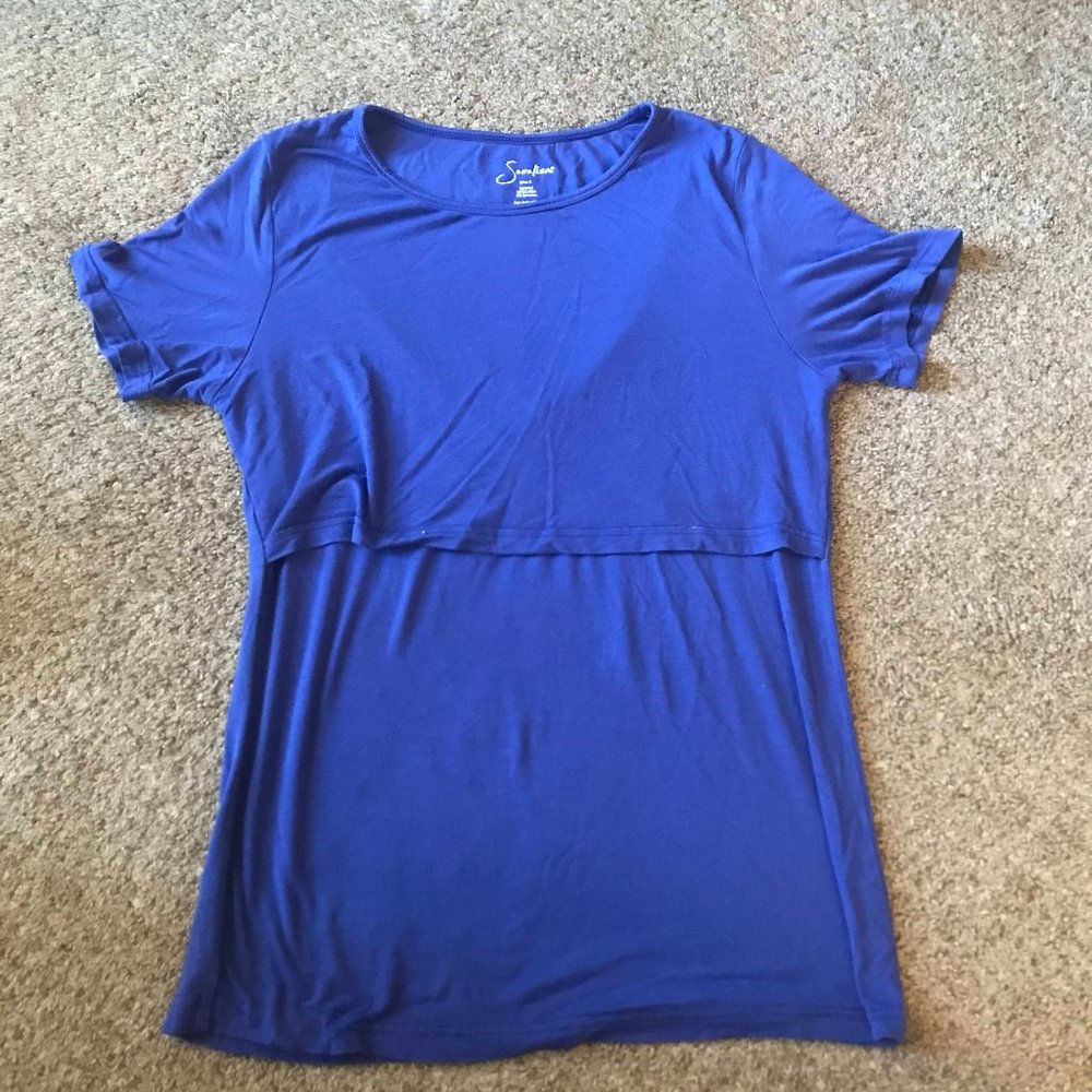 Sosolism Blue Nursing Tee - VGUC Size S